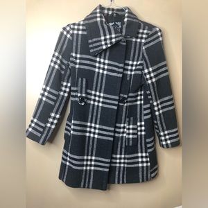 New York  Yoki Outerwear Collection Size M Coat Black/Grey